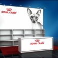 Kompānijas "Royal Canin" stends izstādē ZOOEXPO 2017 Rīgā