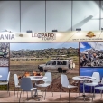 Exhibition stand of "Leopard tours" company, exhibition WTM 2017 in London 