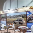 Exhibition stand of "Leopard tours" company, exhibition WTM 2017 in London 