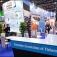 Стенд Эстонского союза рыбопроизводителей на выставке WORLD FOOD UKRAINE-2010 в Киеве