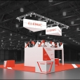 Exhibition stand of "DKC" company, exhibition LIGHT + BUILDING 2018 in Frankfurt
