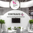 Exhibition stand of "Centravis" company, exhibition TUBE WIRE 2018 in Dusseldorf
