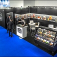 Exhibition stand of "Sudrablinis" company, exhibition SEAFOOD EXPO GLOBAL 2018 in Brussels