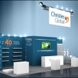 Exhibition stand of "Christies global" company, exhibition INTERZOO 2018 in Nuremberg