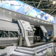 Kompānijas "WFL Millturn Technologies" stends izstādē METALLOOBRABOTKA 2018 Maskavā
