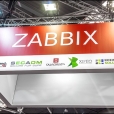Стенд компании "Zabbix" на выставке CEBIT 2018 в Ганновере 