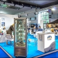 Exhibition stand of "The Union of Fish Processing Industry", exhibition SEAFOOD EXPO GLOBAL 2018 in Brussels