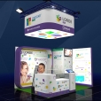 Exhibition stand of "Yuria-Pharm", exhibition ERS 2018 in Paris
