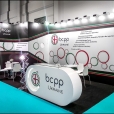 Exhibition stand of "Borshchahivskiy Chemical-Pharmaceutical Plant", exhibition CPhI MEA 2018 in Abu Dhabi