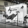 National stand of Latvia, exhibition ELMIA SUBCONTRACTOR 2018 in Jonkoping