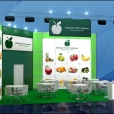 Kompānijas "Akhmed Fruit Company" stends izstādē FRUIT LOGISTICA 2019 Berlinē