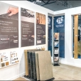 Exhibition stand of "Valinge" company, exhibition DOMOTEX 2019 in Hannover
