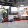 Kompānijas "SPM Development" stends izstādē MAPIC 2010 Kannās