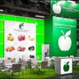 Exhibition stand of "Akhmed Fruit Company" company, exhibition FRUIT LOGISTICA 2020 in Berlin