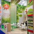 Kompānijas "Pieno Zvaigzdes (Svalia)" stends izstādē PRODEXPO 2020 Maskavā