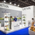 National stand of Latvia, exhibition GULFOOD 2020 in Dubai