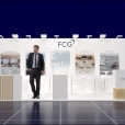 Kompānijas "Flight Consulting Group" stends izstādē EBACE 2022 Ženēvā