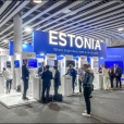 Igaunijas nacionālais stends izstādē MWC 2023 Barselonā