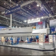 Exhibition stand of "Arcona Yachts" сompany, exhibition BOAT DUSSELDORF 2023 in Dusseldorf 