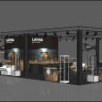 Exhibition stand of "The Union of Fish Processing Industry", exhibition SEAFOOD EXPO GLOBAL 2023 in Barcelona
