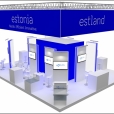 National stand of Estonia, exhibition PRODUCTRONICA 2023 in Munchen