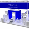National stand of Estonia, exhibition PRODUCTRONICA 2023 in Munchen