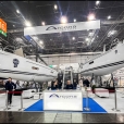 Exhibition stand of "Arcona Yachts" сompany, exhibition BOAT DUSSELDORF 2024 in Dusseldorf 