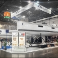 Стенд компании "Arcona Yachts" на выставке BOAT DUSSELDORF 2024 в Дюссельдорфе 