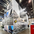 Exhibition stand of "Arcona Yachts" сompany, exhibition BOAT DUSSELDORF 2024 in Dusseldorf 