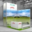 Стенд Министерства Земледелия Литовской Республики на выставке PRODEXPO 2011 в Москве