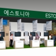 National stand of Estonia, exhibition KOREA BUILD WEEK 2024 in Seoul