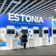 National stand of Estonia, exhibition MWC 2024 in Barcelona