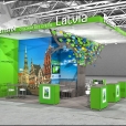 Национальный стенд Латвии на выставке MITT-2011 в Москве