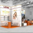 Стенд латвийских компаний на выставке NATURAL & ORGANIC PRODUCTS EUROPE 2011 в Лондоне
