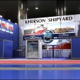 Kompānijas "Kherson Shipyard" stends izstādē SMM 2010 Hamburgā
