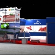 Exhibition stand of "Biovela" company, exhibition WORLD OF PRIVATE LABEL 2011 in Amsterdam