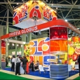 Exhibition stand of "Globus Group" company, exhibition WORLD FOOD MOSCOW 2011 in Moscow