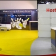 Exhibition stand of Koltsovo Airport, exhibition WORLD ROUTES 2011 in Berlin