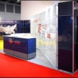 Exhibition stand of Koltsovo Airport, exhibition WORLD ROUTES 2011 in Berlin