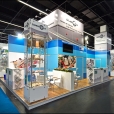 Exhibition stand of "The Union of Fish Processing Industry", exhibition ANUGA 2011 in Cologne