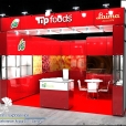 Exhibition stand of "NP Foods" company, exhibition ANUGA 2011 in Cologne
