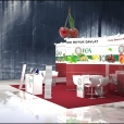 Exhibition stand of "Fresh Green Agro" company, exhibition FRUIT LOGISTICA 2012 in Berlin