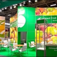 Exhibition stand of "Akhmed Fruit Company" company, exhibition FRUIT LOGISTICA 2012 in Berlin
