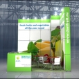 Exhibition stand of "Dan Fruit" company, exhibition FRUIT LOGISTICA 2012 in Berlin