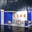 Exhibition stand of "Ruzi Fruit" company, exhibition FRUIT LOGISTICA 2012 in Berlin