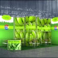 Exhibition stand of "Banex Group" company, exhibition FRUIT LOGISTICA 2012 in Berlin