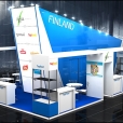 National stand of Finland, exhibition WORLD FOOD MOSCOW-2012 in Moscow