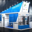 National stand of Finland, exhibition WORLD FOOD MOSCOW-2012 in Moscow