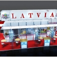 National Stand of Latvia, exhibition WORLD OF PRIVATE LABEL-2009 in Amsterdam