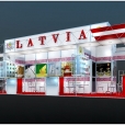 National Stand of Latvia, exhibition WORLD OF PRIVATE LABEL-2009 in Amsterdam